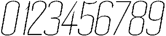 Thin Italic otf (100) Font OTHER CHARS