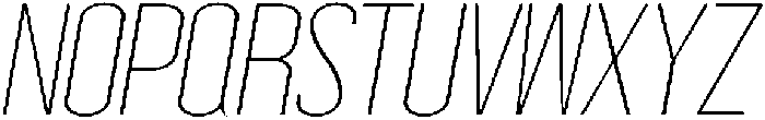 Thin Italic otf (100) Font UPPERCASE