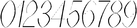 Thin-Italic otf (100) Font OTHER CHARS