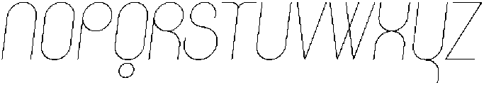 Thin Italic otf (100) Font UPPERCASE