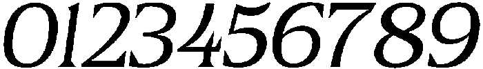 Thin Italic otf (100) Font OTHER CHARS