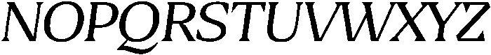 Thin Italic otf (100) Font UPPERCASE