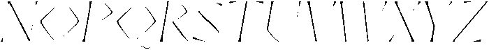 Thin Italic otf (100) Font UPPERCASE