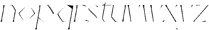 Thin Italic otf (100) Font LOWERCASE