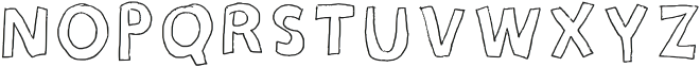 Thin Pen Regular otf (100) Font UPPERCASE