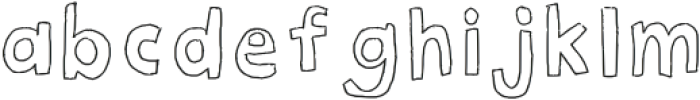 Thin Pen Regular otf (100) Font LOWERCASE