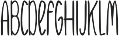 Thin and glowing Regular otf (100) Font UPPERCASE
