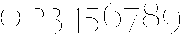 Thin otf (100) Font OTHER CHARS
