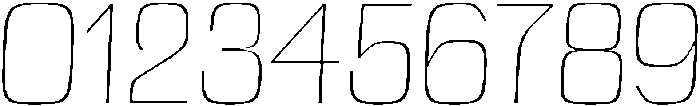 Thin otf (100) Font OTHER CHARS