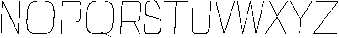 Thin otf (100) Font UPPERCASE