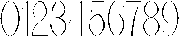 Thin otf (100) Font OTHER CHARS