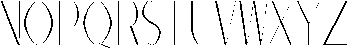 Thin otf (100) Font UPPERCASE