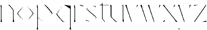 Thin otf (100) Font LOWERCASE