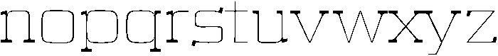 Thin otf (100) Font LOWERCASE