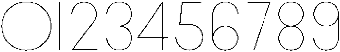 Thin otf (100) Font OTHER CHARS