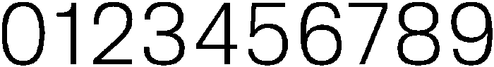Thin otf (100) Font OTHER CHARS