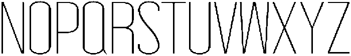 Thin otf (100) Font UPPERCASE