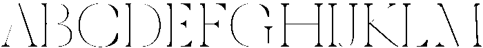 Thin otf (100) Font UPPERCASE