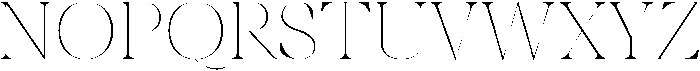 Thin otf (100) Font UPPERCASE
