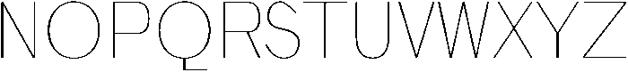 Thin otf (100) Font UPPERCASE