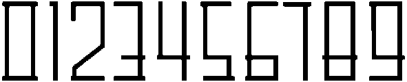 Thin otf (100) Font OTHER CHARS