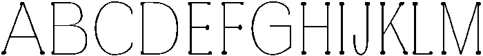 Thin otf (100) Font UPPERCASE