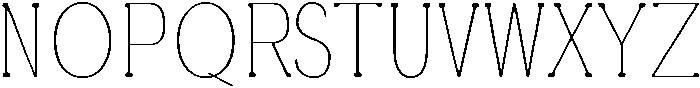 Thin otf (100) Font UPPERCASE