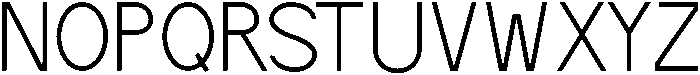 Thin otf (100) Font UPPERCASE