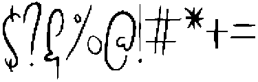 Thin otf (100) Font OTHER CHARS
