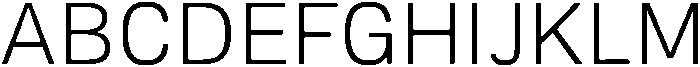 Thin otf (100) Font UPPERCASE