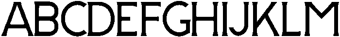 Thin otf (100) Font UPPERCASE