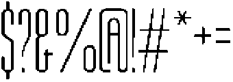 Thin otf (100) Font OTHER CHARS