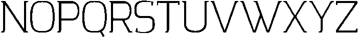 Thin otf (100) Font UPPERCASE