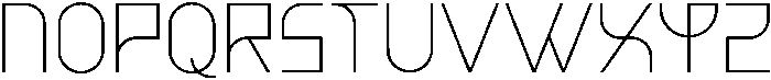 Thin otf (100) Font LOWERCASE