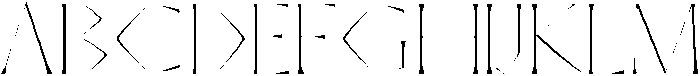 Thin ttf (100) Font UPPERCASE