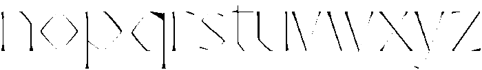 Thin ttf (100) Font LOWERCASE