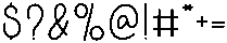 Thinger Regular otf (100) Font OTHER CHARS