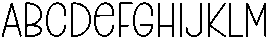 Thinger Regular otf (100) Font UPPERCASE