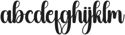 Thingking Regular otf (100) Font LOWERCASE