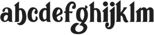 Thingle-Regular otf (100) Font LOWERCASE