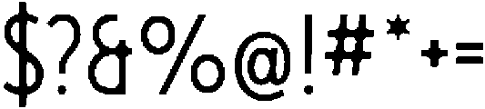 Think Narrow otf (100) Font OTHER CHARS
