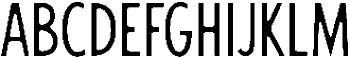 Think Narrow otf (100) Font UPPERCASE