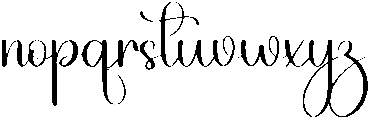 Think Regular otf (100) Font LOWERCASE