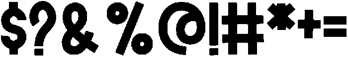 Think Regular otf (100) Font OTHER CHARS