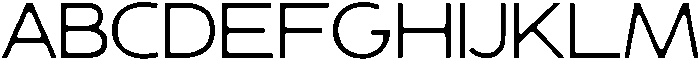 Think Wide otf (100) Font UPPERCASE