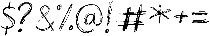 Thinker otf (100) Font OTHER CHARS