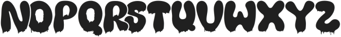 Thinkers Dripping Regular otf (100) Font UPPERCASE