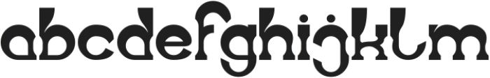 Thinking About Bold otf (100) Font LOWERCASE