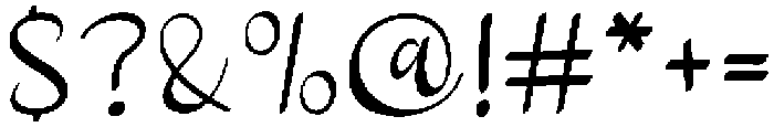 Thinking Vacation Regular otf (100) Font OTHER CHARS