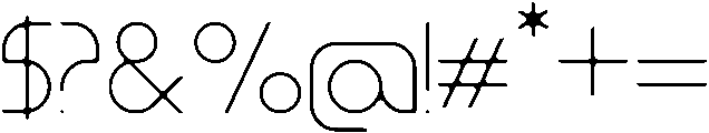 Thinster otf (100) Font OTHER CHARS